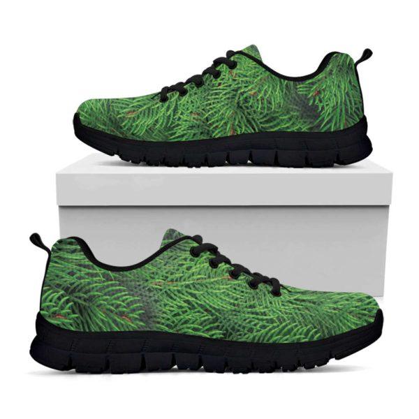 Christmas Sneaker, Christmas Tree Branches Print Running Shoes, Christmas Shoes, Christmas Running Shoes, Christmas Shoes 2023