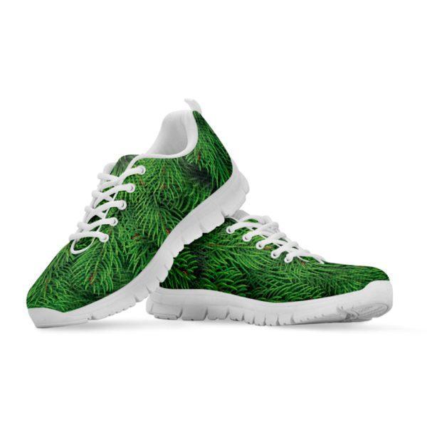 Christmas Sneaker, Christmas Tree Branches Print Running Shoes, Christmas Shoes, Christmas Running Shoes, Christmas Shoes 2023