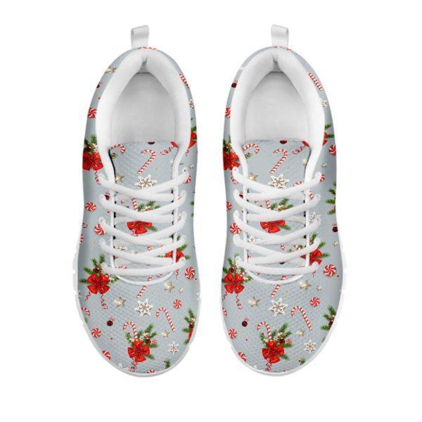 Christmas Sneaker, Christmas Winter Holiday Pattern Print Running Shoes, Christmas Shoes, Christmas Running Shoes, Christmas Shoes 2023