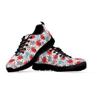 Christmas Sneaker Cute Christmas Poinsettia Pattern Print Running Shoes Christmas Shoes Christmas Running Shoes Christmas Shoes 2023 3 fzz53k.jpg