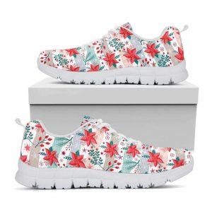 Christmas Sneaker Cute Christmas Poinsettia Pattern Print Running Shoes Christmas Shoes Christmas Running Shoes Christmas Shoes 2023 4 yzewsx.jpg