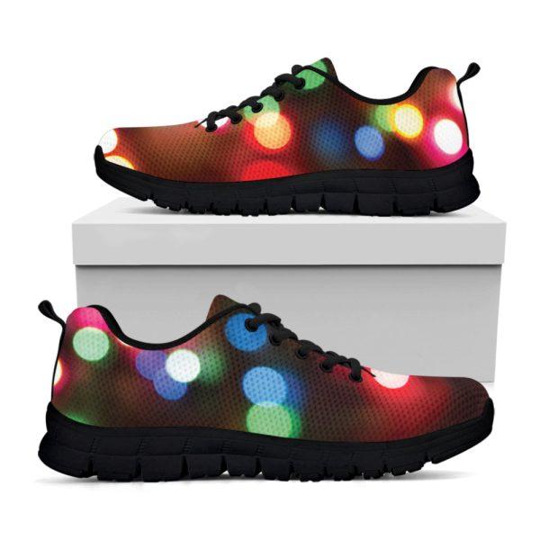 Christmas Sneaker, Defocused Christmas Lights Print Running Shoes, Christmas Shoes, Christmas Running Shoes, Christmas Shoes 2023