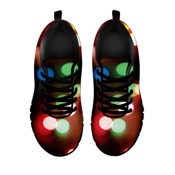 Christmas Sneaker, Defocused Christmas Lights Print Running Shoes, Christmas Shoes, Christmas Running Shoes, Christmas Shoes 2023