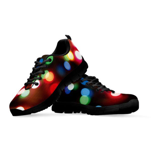 Christmas Sneaker, Defocused Christmas Lights Print Running Shoes, Christmas Shoes, Christmas Running Shoes, Christmas Shoes 2023