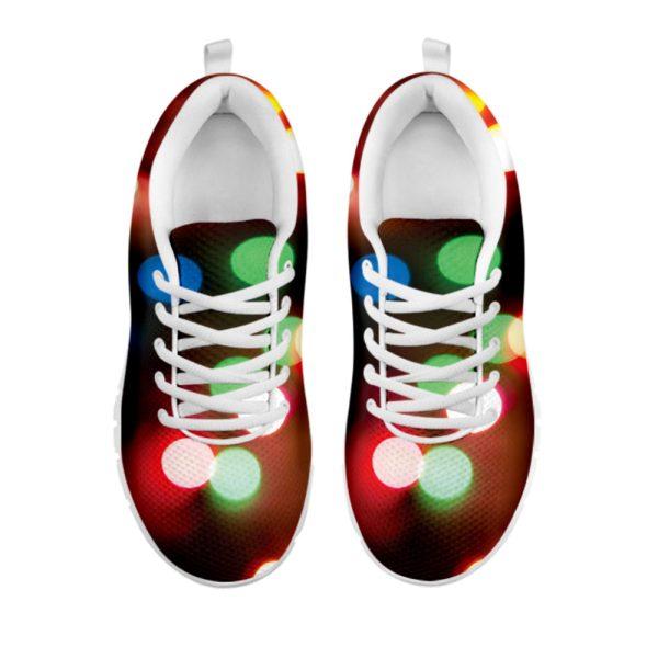 Christmas Sneaker, Defocused Christmas Lights Print Running Shoes, Christmas Shoes, Christmas Running Shoes, Christmas Shoes 2023