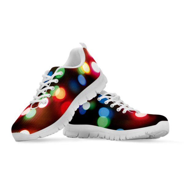 Christmas Sneaker, Defocused Christmas Lights Print Running Shoes, Christmas Shoes, Christmas Running Shoes, Christmas Shoes 2023