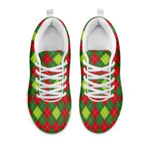 Christmas Sneaker Green And Red Christmas Argyle Print Running Shoes Christmas Shoes Christmas Running Shoes Christmas Shoes 2023 5 jbt2t6.jpg