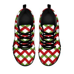 Christmas Sneaker Merry Christmas Checkered Pattern Print Running Shoes Christmas Shoes Christmas Running Shoes Christmas Shoes 2023 2 wunrzd.jpg