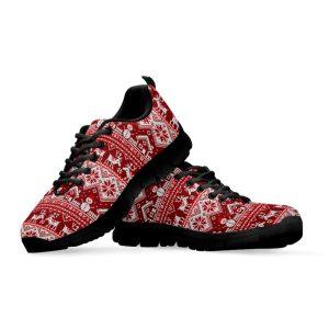 Christmas Sneaker Merry Christmas Knitted Pattern Print Running Shoes Christmas Shoes Christmas Running Shoes Christmas Shoes 2023 3 ltoosh.jpg