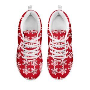 Christmas Sneaker Merry Christmas Snowflakes Pattern Print Running Shoes Christmas Shoes Christmas Running Shoes Christmas Shoes 2023 5 wvvywz.jpg