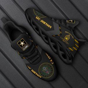 Custom Name Rank Military Shoes, Us Army…