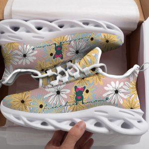 Dog Shoes Running Cute Frenchie Mom Flowers Max Soul Shoes Max Soul Shoes 1 mote9h.jpg