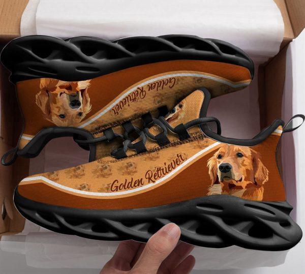 Dog Shoes Running, Golden Retriever Max Soul Shoes For Women Men Kid, Max Soul Shoes