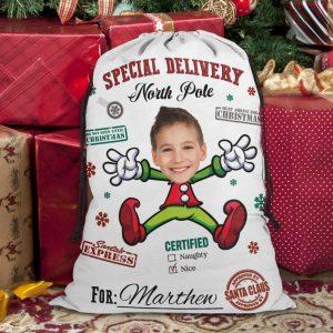 Personalised Christmas Sack Personalized Photo Christmas Santa Sack From North Pole For Kids Xmas Santa Sacks Christmas Tree Bags Christmas Bag Gift 1 mdzacy.jpg