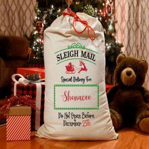 Personalised Christmas Sack Sleigh Mail Santa Sack Xmas Santa Sacks Christmas Bag Gift 2 svc9zn.jpg