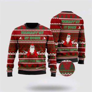 Santa Claus Sweater, Yoga With Santa Claus…