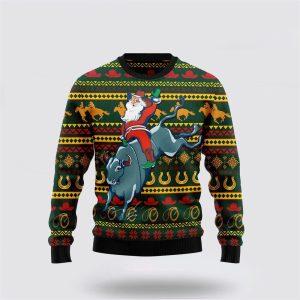 Santa Claus Sweater, Amazing Cowboy Santa Claus…