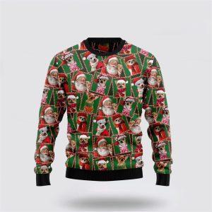 Santa Claus Sweater, Chihuahua Santa Claus Ugly…