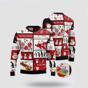 Santa Claus Sweater Cute Penguin Santa Claus Ugly Christmas Sweater Santa Claus Outfit History 3 crrygq.jpg