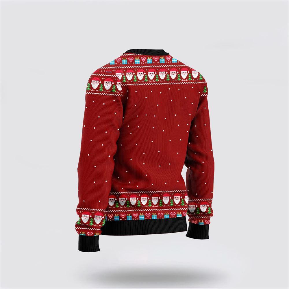 Santa Claus Sweater, Dabbing Around The Christmas Tree Santa Claus Ugly Christmas Sweater, Santa Claus Outfit History