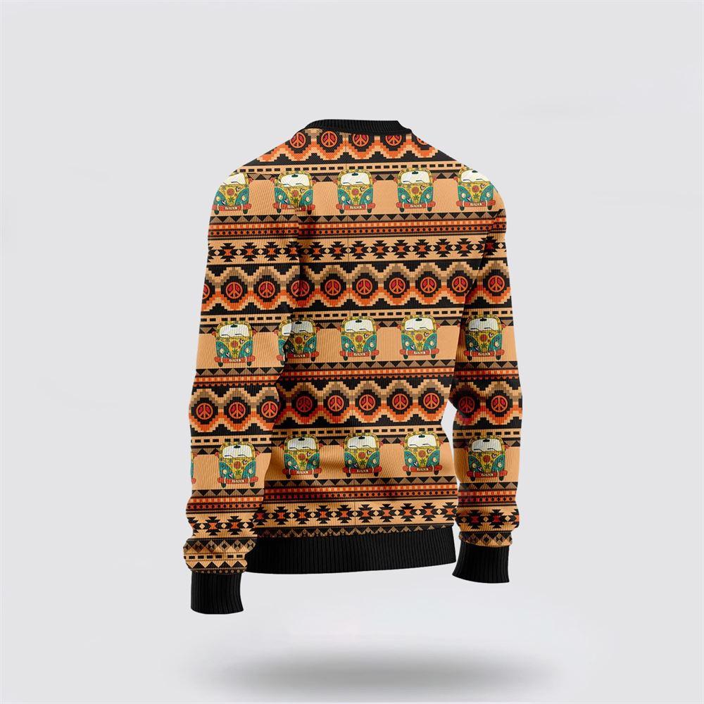 Santa Claus Sweater, Hippie Santa Claus Peace And Love Ugly Christmas Sweater, Santa Claus Outfit History Santa Claus Sweater, Hippie Santa Claus Peace And Love Ugly Christmas Sweater, Santa Claus Outfit History