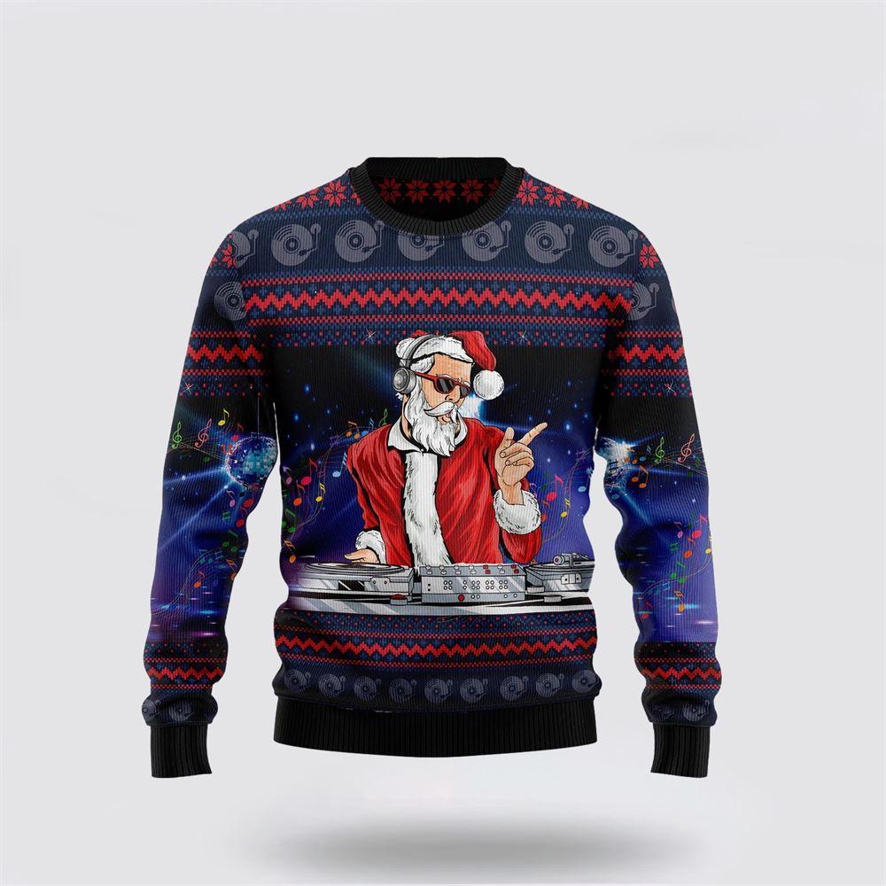 Santa Claus Sweater, Santa Claus Dance Night Party Ugly Sweater, Santa Claus Outfit History