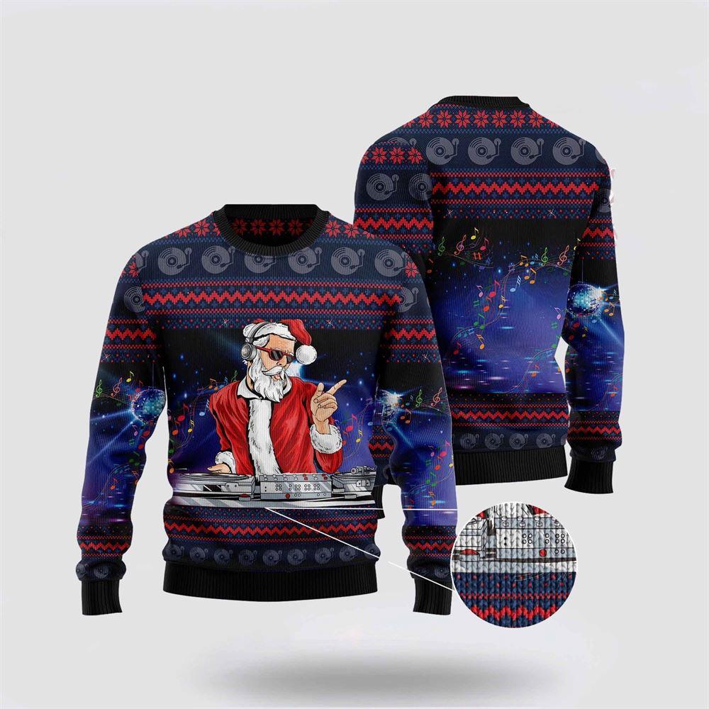 Santa Claus Sweater, Santa Claus Dance Night Party Ugly Sweater, Santa Claus Outfit History