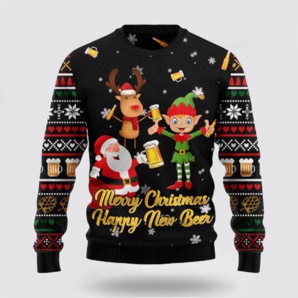 Santa Claus Sweater, Santa Claus Happy Ugly Sweater, Funny Santa Sweaters, Santa Claus Outfit History