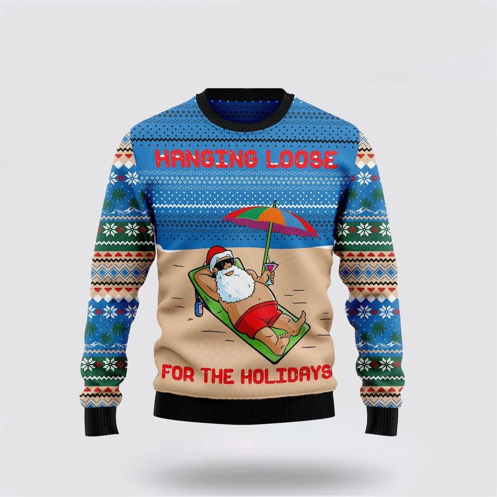 Santa Claus Sweater, Santa Claus Holiday Ugly Christmas Sweater, Santa Claus Outfit History Santa Claus Sweater, Santa Claus Holiday Ugly Christmas Sweater, Santa Claus Outfit History