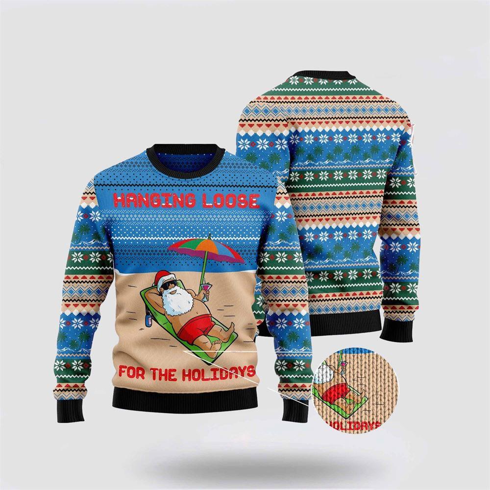 Santa Claus Sweater, Santa Claus Holiday Ugly Christmas Sweater, Santa Claus Outfit History Santa Claus Sweater, Santa Claus Holiday Ugly Christmas Sweater, Santa Claus Outfit History