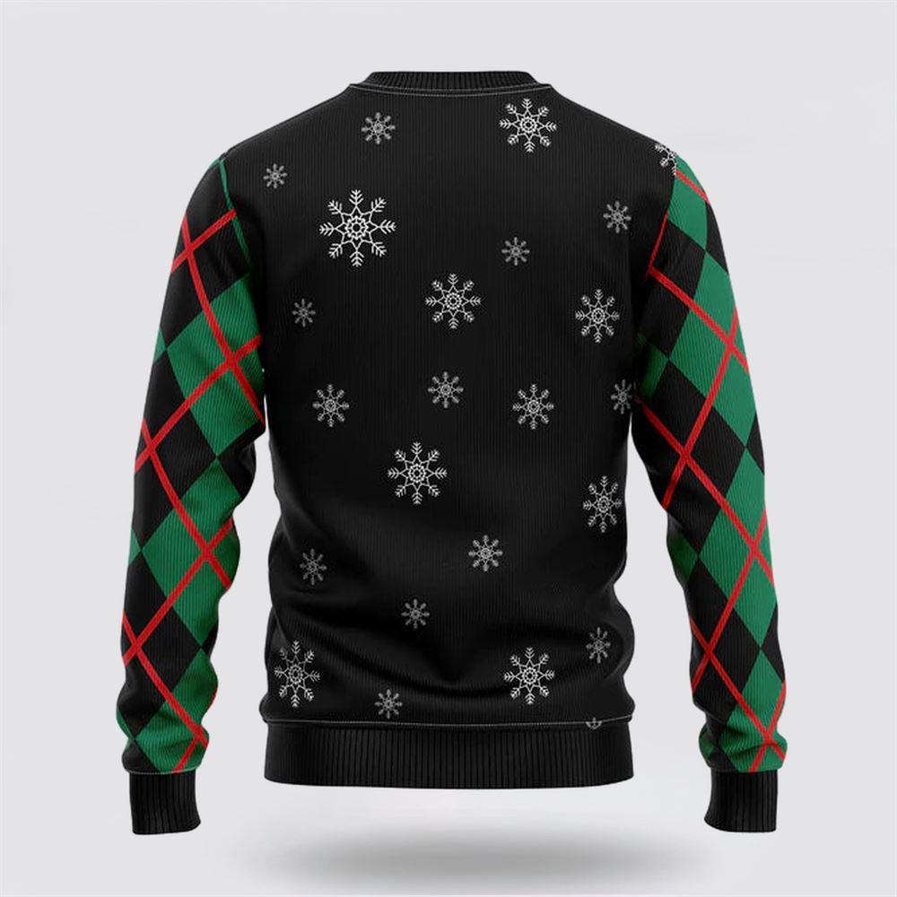 Santa Claus Sweater, Santa Claus Straight Outta North Pole Ugly Christmas Sweater, Santa Claus Outfit History