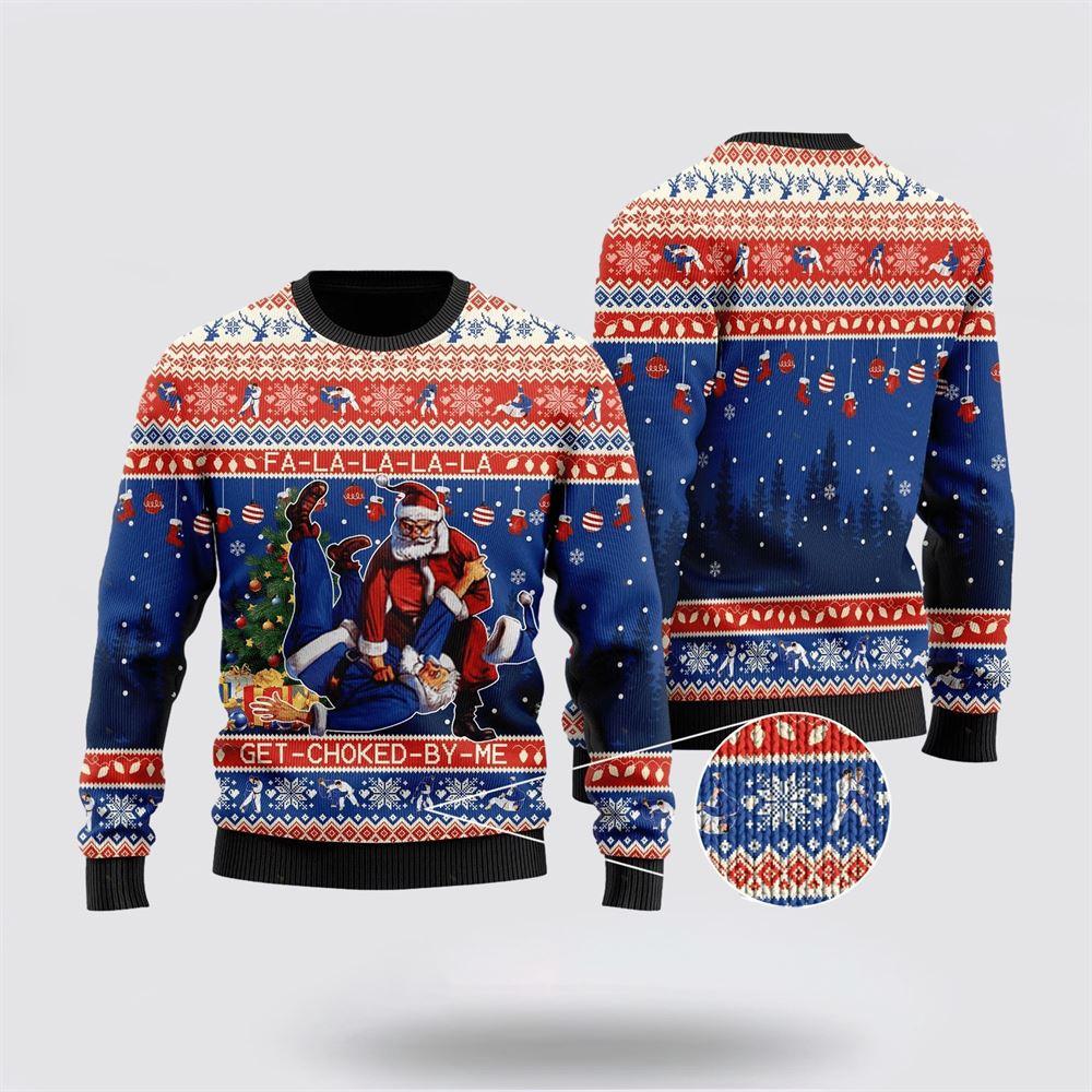 Santa Claus Sweater, Santa Claus With Sayings FA-LA-LA-LA-LA Ugly Christmas Sweater, Santa Claus Outfit History Santa Claus Sweater, Santa Claus With Sayings FA-LA-LA-LA-LA Ugly Christmas Sweater, Santa Claus Outfit History