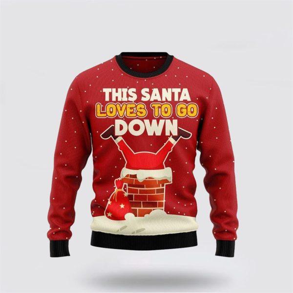 Santa Claus Sweater, Santa Clause Ugly Christmas Sweater, Santa Claus Outfit History