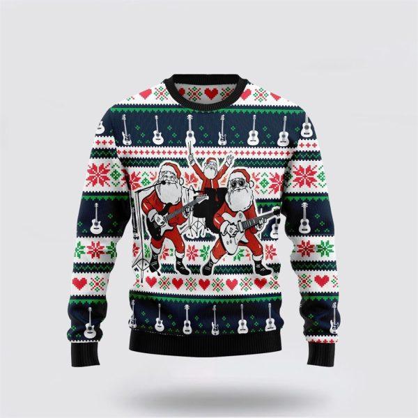 Santa Claus Sweater, Santa Clauss Band Ugly Christmas Sweater, Santa Claus Outfit History