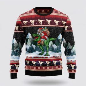 Santa Claus Sweater, T Rex Santa Clause…