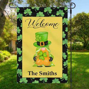 St Patrick s Day Flag Gnome St Patricks Day Custom Garden Flag St Patrick s Day Garden Flag 2 bkttha.jpg