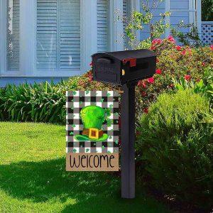 St Patrick s Day Flag Green Hat Caro Pattern Lucky Gift For St Patrick Day St Patrick s Day Garden Flag 3 ml9l7o.jpg