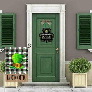 St Patrick s Day Flag Green Hat Caro Pattern Lucky Gift For St Patrick Day St Patrick s Day Garden Flag 4 xuqhcj.jpg