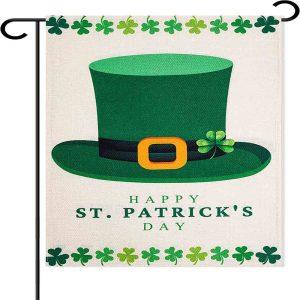 St Patrick’s Day Flag, Green Hat Shamrocks…
