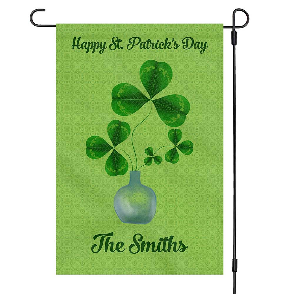 St Patrick’s Day Flag, Happy St Patricks Day Garden Flag, St Patrick’s Day Garden Flag
