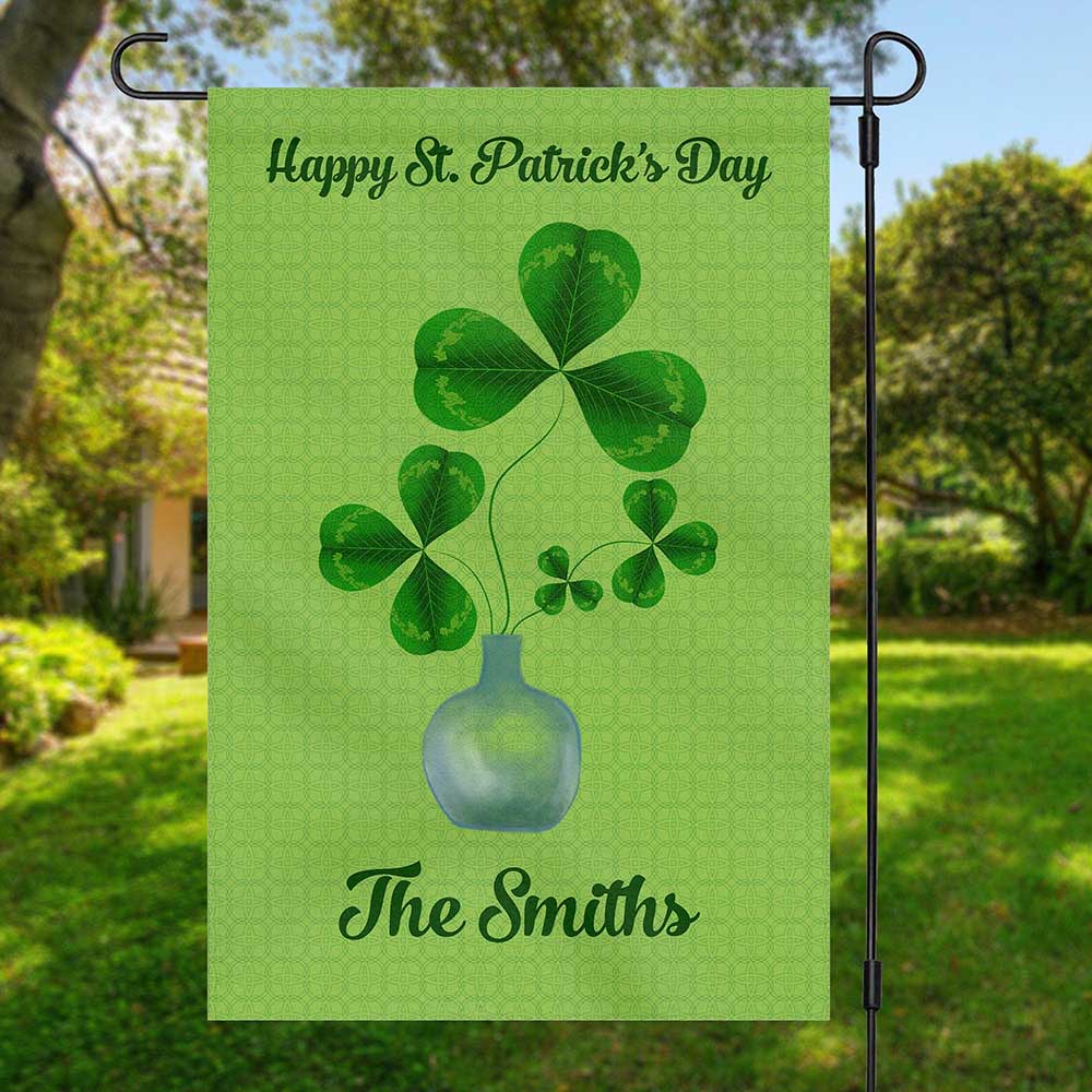 St Patrick’s Day Flag, Happy St Patricks Day Garden Flag, St Patrick’s Day Garden Flag