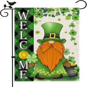 St Patrick’s Day Flag, Lucky Gnome Green…