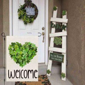 St Patrick s Day Flag Shamrocks Heart Shape Lucky Gift For St Patrick s Day St Patrick s Day Garden Flag 4 ufzfvl.jpg