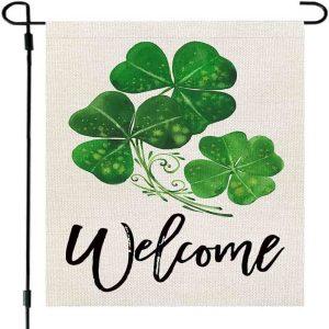St Patrick’s Day Flag, Three Lucky Clovers…