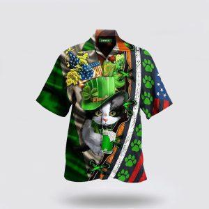 St Patrick’s Day Hawaiian Shirt, Cat St Patrick’s Day Hawaiian Shirt, St Patricks Day Shirts