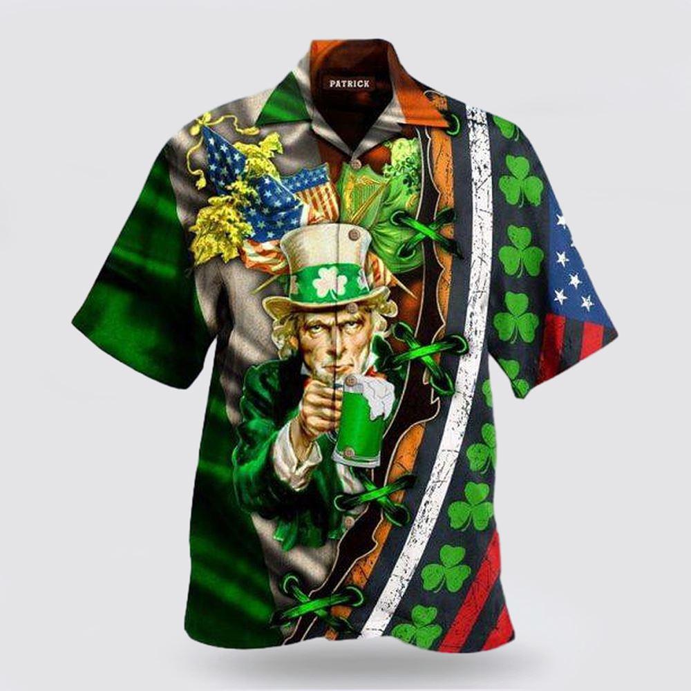 St Patrick’s Day Hawaiian Shirt, I Want You To Drink Beer Saint Patricks Day Hawaiian Shirt, St Patricks Day Shirts