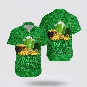 St Patrick’s Day Hawaiian Shirt, Ireland Happy…