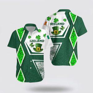 St Patrick’s Day Hawaiian Shirt, Ireland Hawaiian…