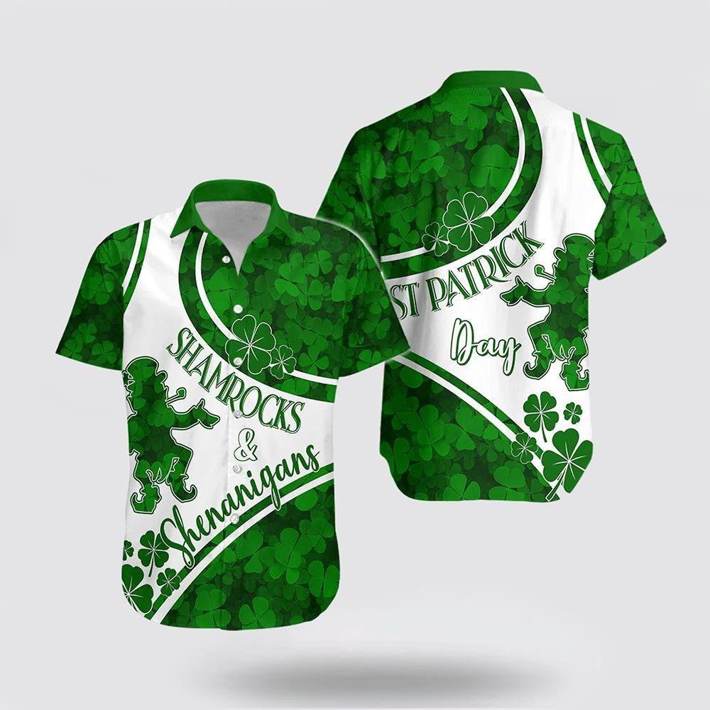 St Patrick’s Day Hawaiian Shirt, Saint Patrick Day Hawaiian Shirt Shamrocks And Shenanigans, St Patricks Day Shirts St Patrick’s Day Hawaiian Shirt, Saint Patrick Day Hawaiian Shirt Shamrocks And Shenanigans, St Patricks Day Shirts