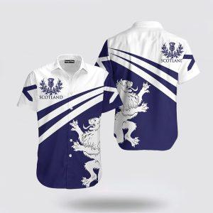 St Patrick’s Day Hawaiian Shirt, Scotland FLag…